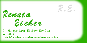 renata eicher business card